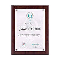 Nagroda Jakość Roku 2010